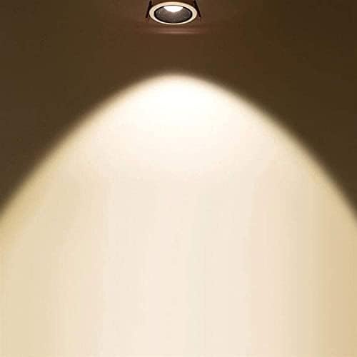 תאורה שקועה באוקלוק 7W12W LED עגול תאורה תאורה תאורה עם מדד עיבוד צבעוני גבוה RA> 90, אנטי-גלגול